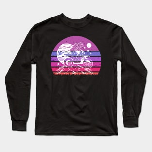 Retro Biker Adventure Long Sleeve T-Shirt